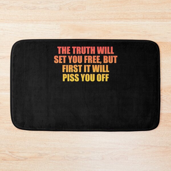 Item preview, Vintage Photograp The Truth Will Set You Free But First It Will Piss You Offretro Wave designed and sold by Keiramorar.