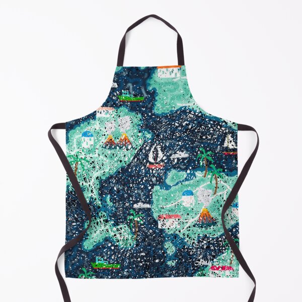 Item preview, Tropical Map Pattern designed and sold by MarcSabuncu.