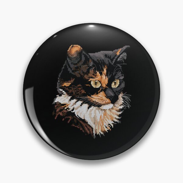 Item preview, Tortoiseshell Cat Cross Stitch  designed and sold by HarryJo1525017.
