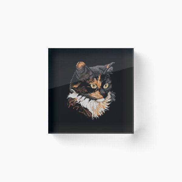 Item preview, Tortoiseshell Cat Cross Stitch  designed and sold by HarryJo1525017.