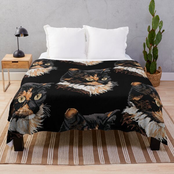 Item preview, Tortoiseshell Cat Cross Stitch  designed and sold by HarryJo1525017.