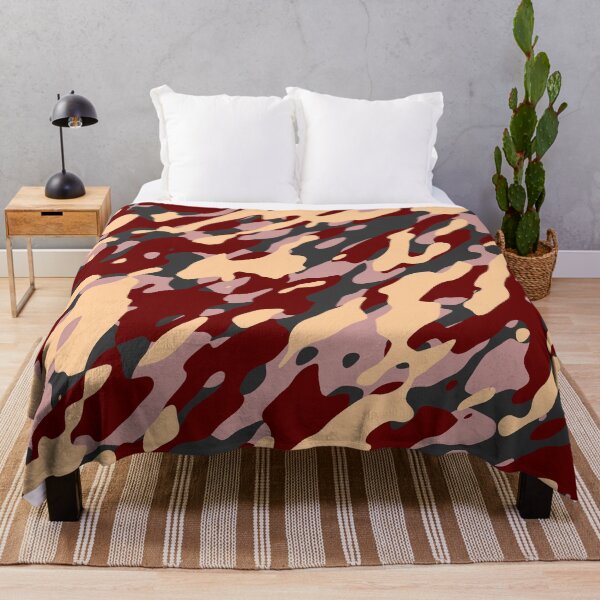 Item preview, Maroon Wheat Camouflage  designed and sold by Tshirtstory.