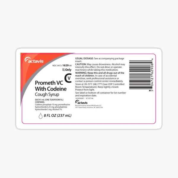 Actavis Lean Sticker