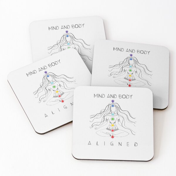 Item preview, Mind And Body Aligned, Meditation T-shirt, Cool T-shirt. Classic T-Shirt designed and sold by KatjaWild.