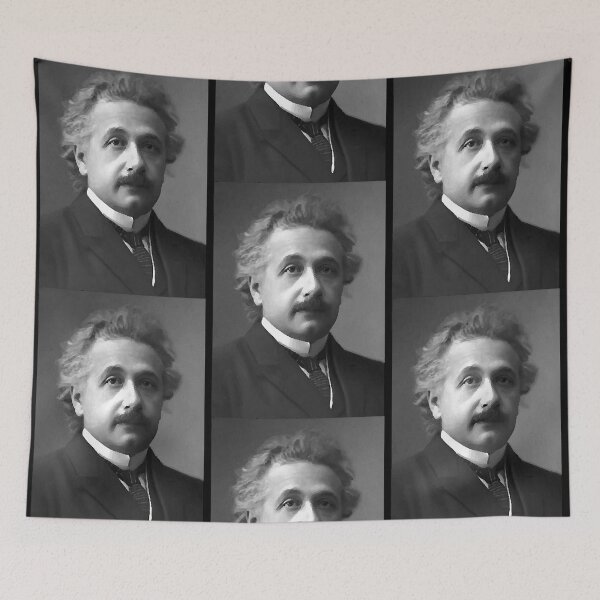 Artikelvorschau, Einstein im jüngeren Alter Vektorporträt entworfen und verkauft von Anthony3110609.