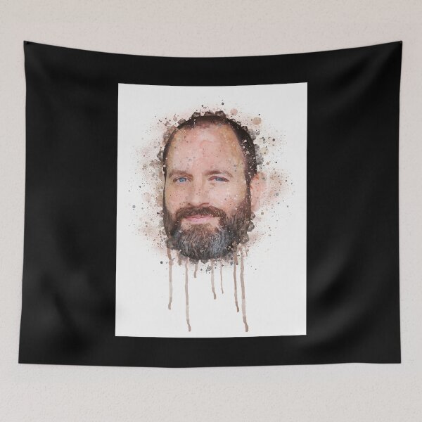 Item preview, Gifts For Men Tom Segura Portrait Watercolor Cool Graphic Gift designed and sold by Alvenaprice.