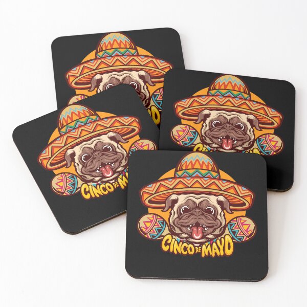 Item preview, Pug Wearing Sombrero, Funny Cinco De Mayo Pug designed and sold by Fabvity.