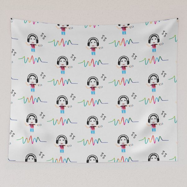 Item preview, Music baby Slim Fit T-Shirt Classic T-Shirt designed and sold by KatjaWild.