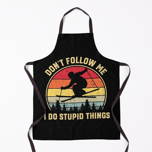 Item preview, Don't Follow Me I Do Stupid Things Funny Skiing designed and sold by levintere.
