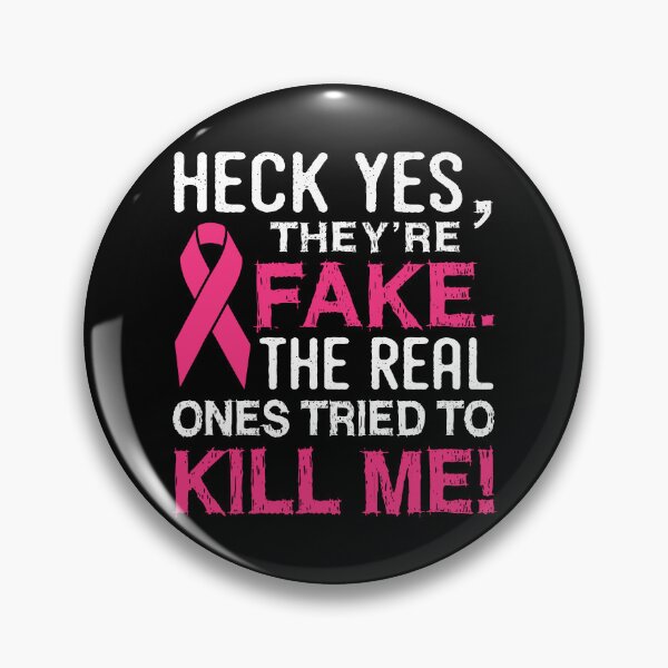 Item preview, Yes They're Fake - The Real Ones Tried to Kill Me Shirt designed and sold by BoriJanis.