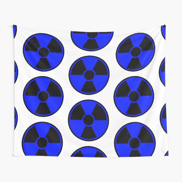 Radiation Warning Sign Tapestry