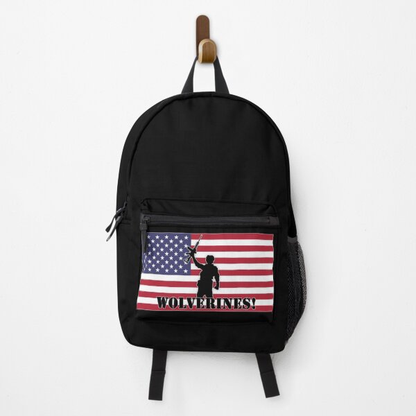 Item preview, Wolverines! USA Flag designed and sold by Hellraiser Designs.