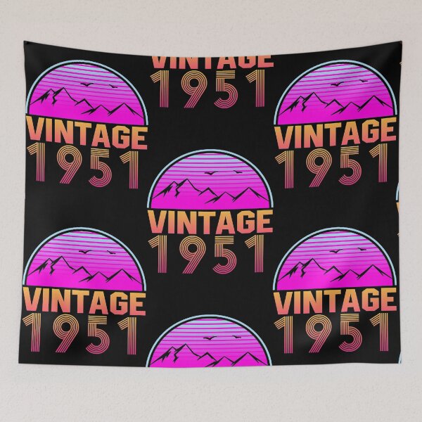 Item preview, Retrowave Vintage 1951 Birthday Gift Idea  designed and sold by DanielH3816457.