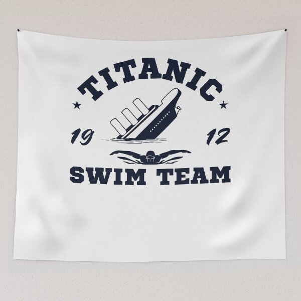 Item preview, Titanic Swim Team 1912 Swimming Humor Swim Coach designed and sold by fostebris.