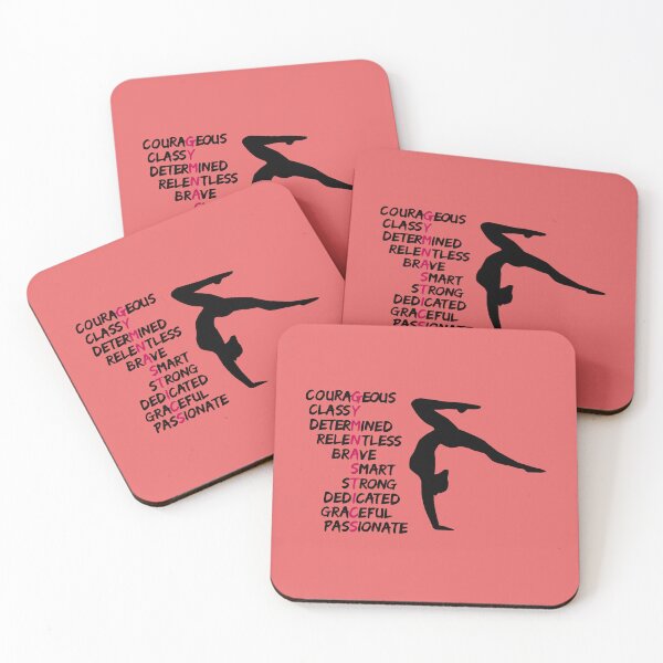 Item preview, Gymnast & motivational gymnastics text designed and sold by KunAssencio.
