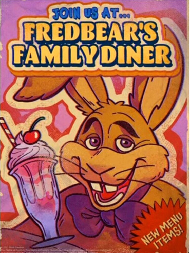 Fredbear's Family Diner (Vintage)  Sticker for Sale by Hush-Art