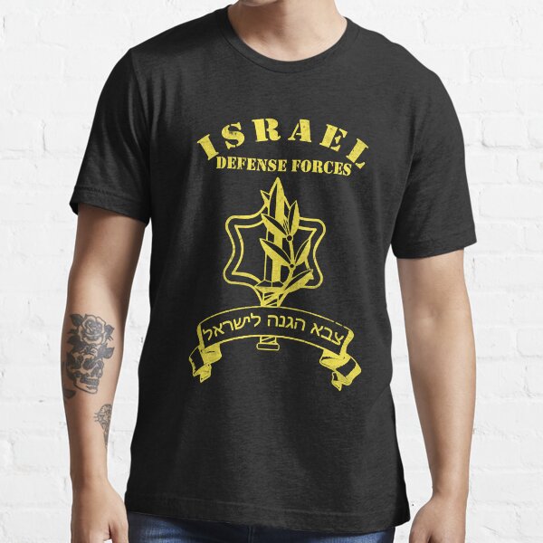 Israel Shirts For Men Israeli Army T-shirt IDF (israel Defense Force) Grey Tee Army Green Design T -shirt TEE - Israel Israel Regular Shirts For Men