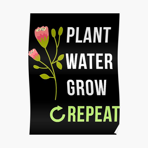 "Keen Gardener " Poster by JamesVe6327623 Redbubble