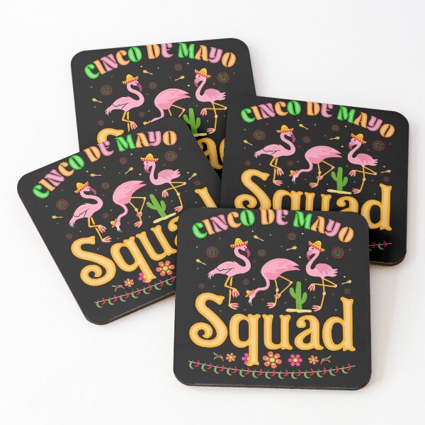 Item preview, Funny Cinco De Mayo Squad Matching Group Flamingo designed and sold by Fabvity.