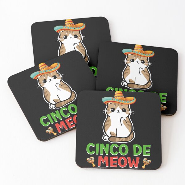 Item preview, Cinco De Meow, Funny Cinco De Mayo Cat designed and sold by Fabvity.