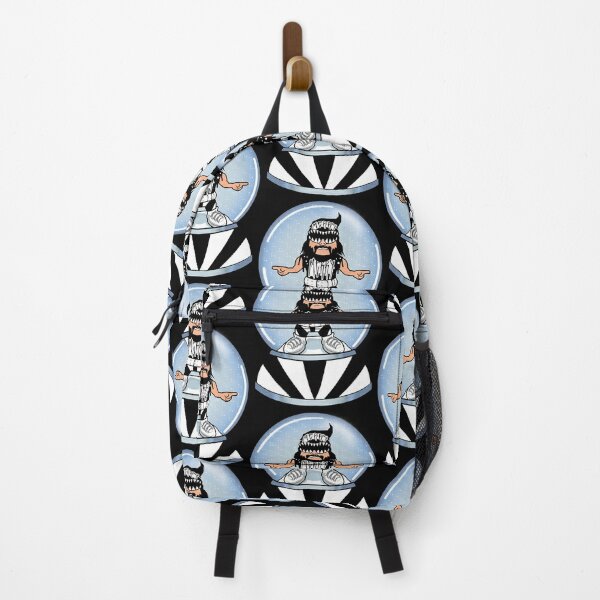 Merry Madness Gnome Snow Globe  Backpack