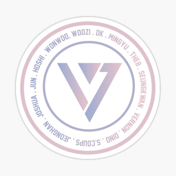 seventeen member Sticker