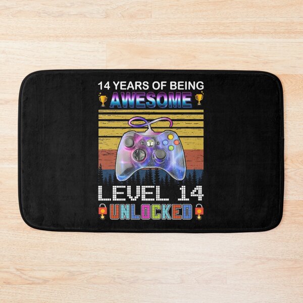 Item preview, 14 Years Of Being Awesome Level 14 Unlocked Gamer designed and sold by PansyBoyd.