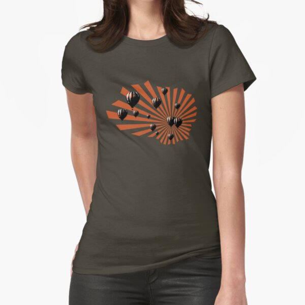 Balloon_004 Fitted T-Shirt