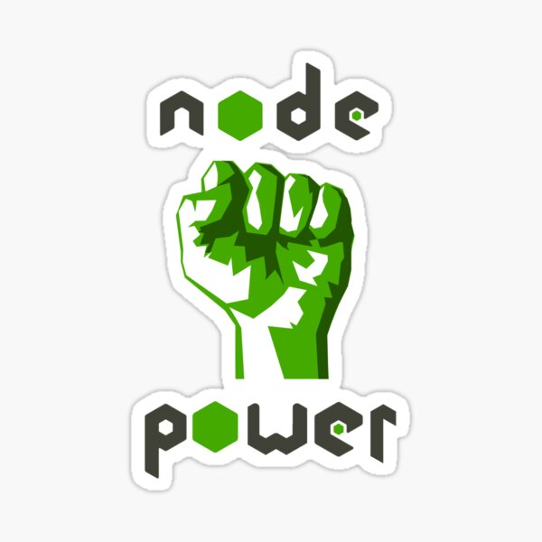 nodejs node power Sticker