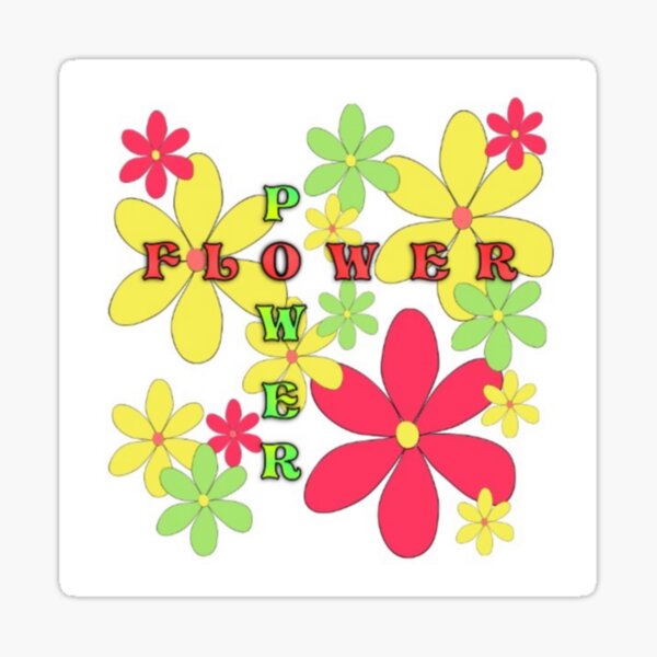 FLOWER POWER Sticker