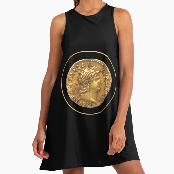 gold coin dress Adele Gilded Coin Dress Black / L