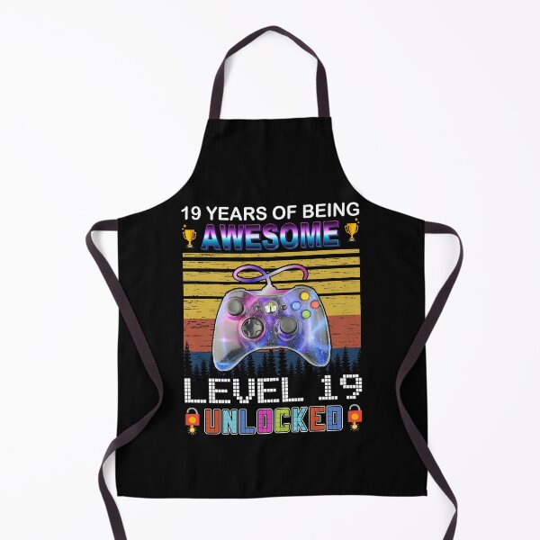 Item preview, 19 Years Of Being Awesome Level 19 Unlocked Gamer designed and sold by PansyBoyd.