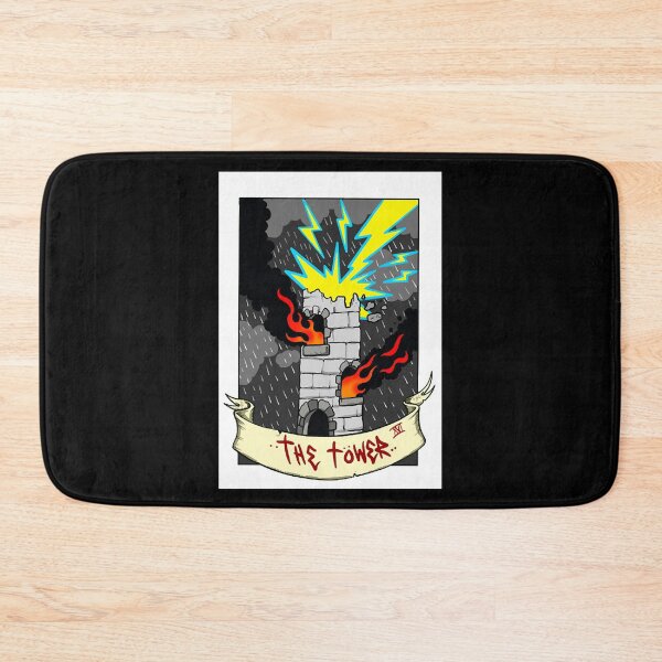Item preview, The tower tarot card design  designed and sold by GlennBr6249129.