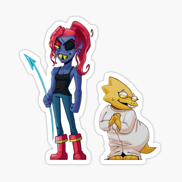 Undyne and Alphys Sticker