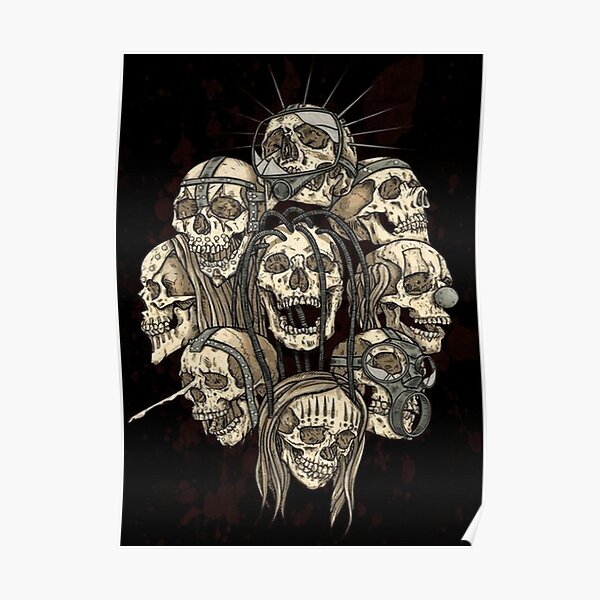 Slipknot skull Poster