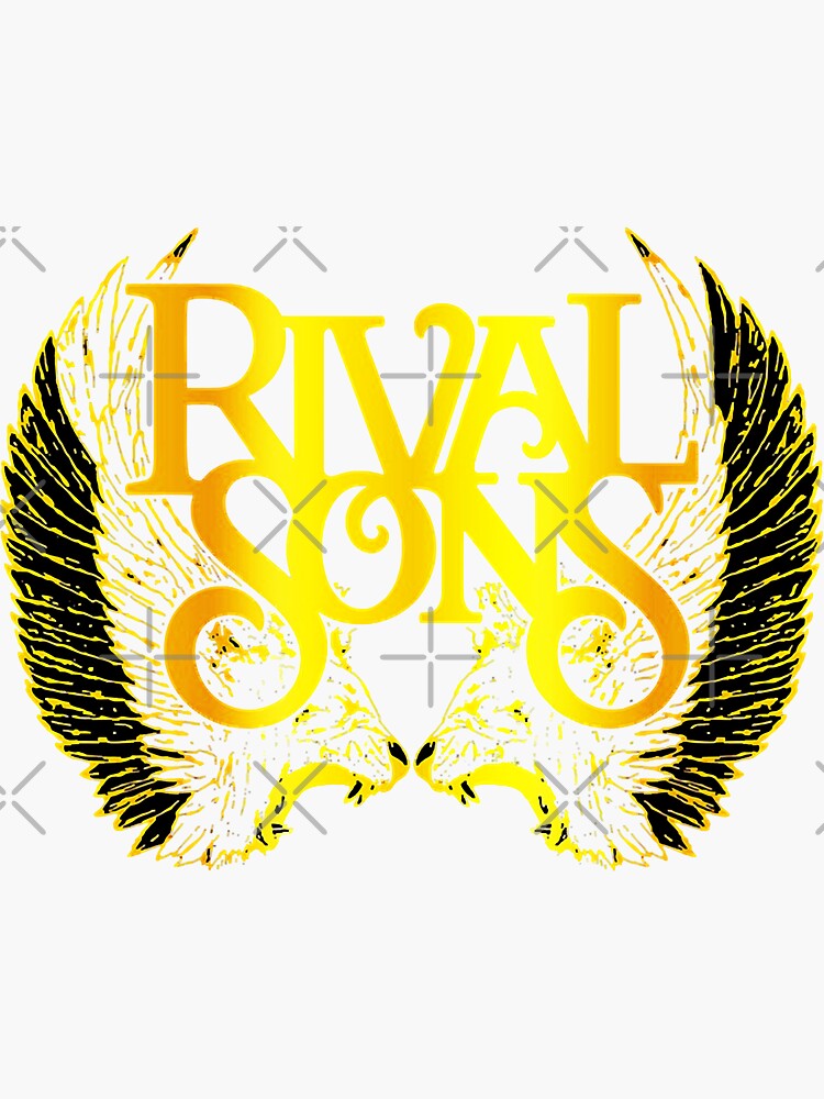 "Graphic Yellow Vintage Poster" Sticker by Redbubble