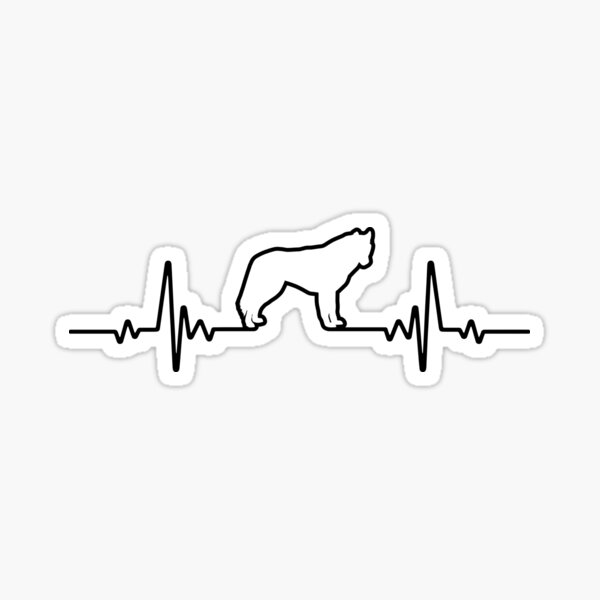 Item preview, Minimalist Heartbeat Siberian Husky designed and sold by More Cute Dogs.
