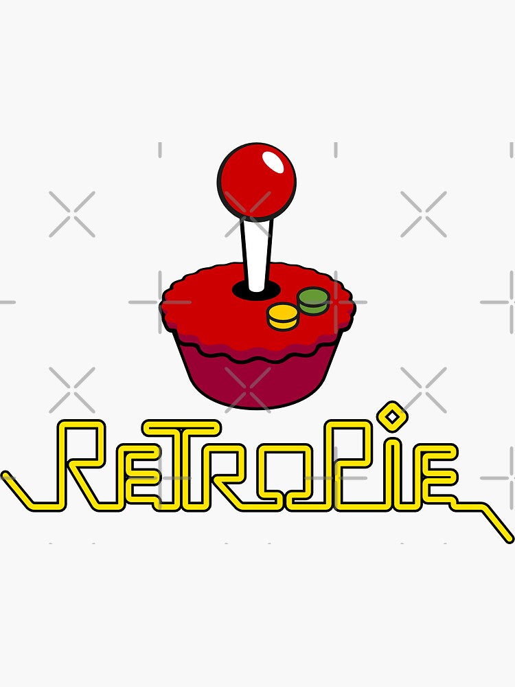 Thumbnail 3 of 3, Sticker, retropie designed and sold by yourgeekside.