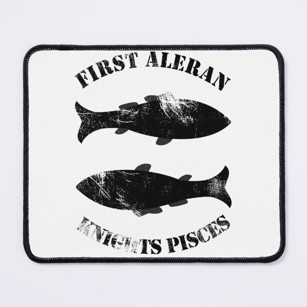 Item preview, First Aleran Knights Pisces Worn (Black) designed and sold by SushiSempai.