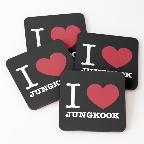Item preview, I love jungkook white designed and sold by Morcawork.