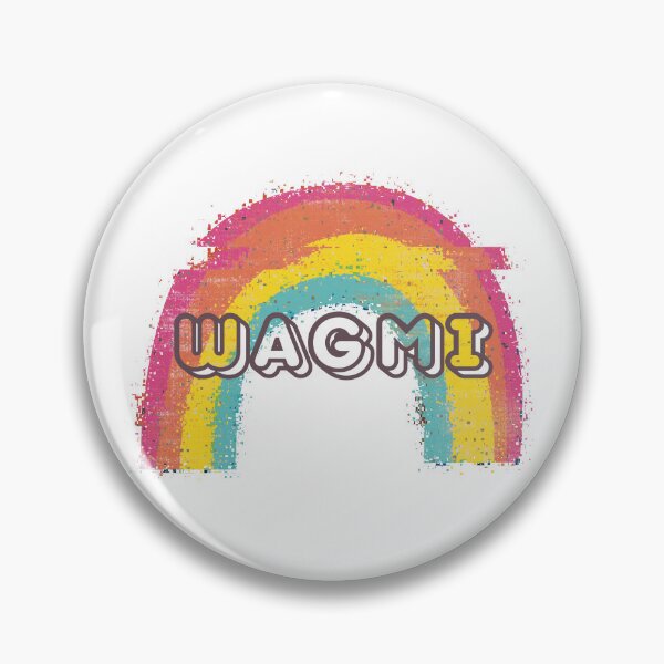 Item preview, WAGMI Rainbow designed and sold by Lisa Kalma | Brindie.