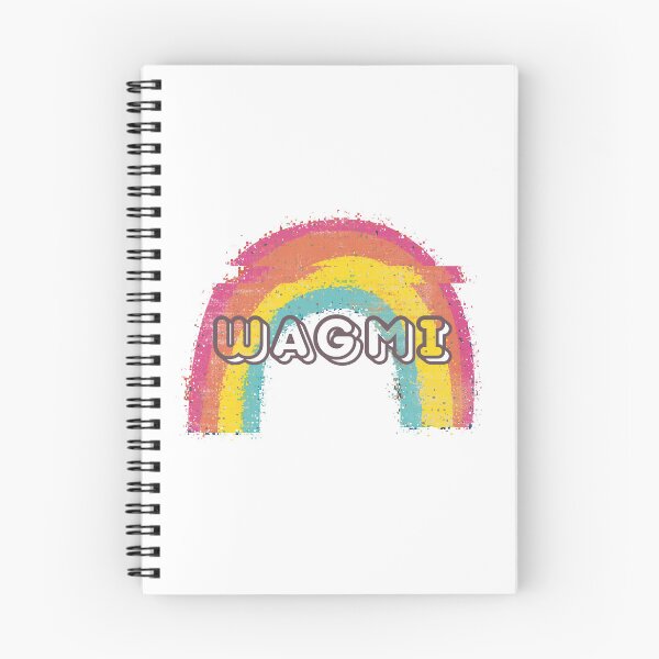 Item preview, WAGMI Rainbow designed and sold by Lisa Kalma | Brindie.