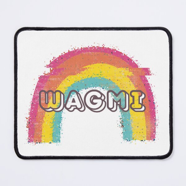 Item preview, WAGMI Rainbow designed and sold by Lisa Kalma | Brindie.