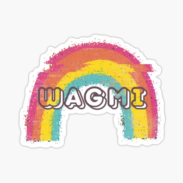 WAGMI Rainbow Sticker