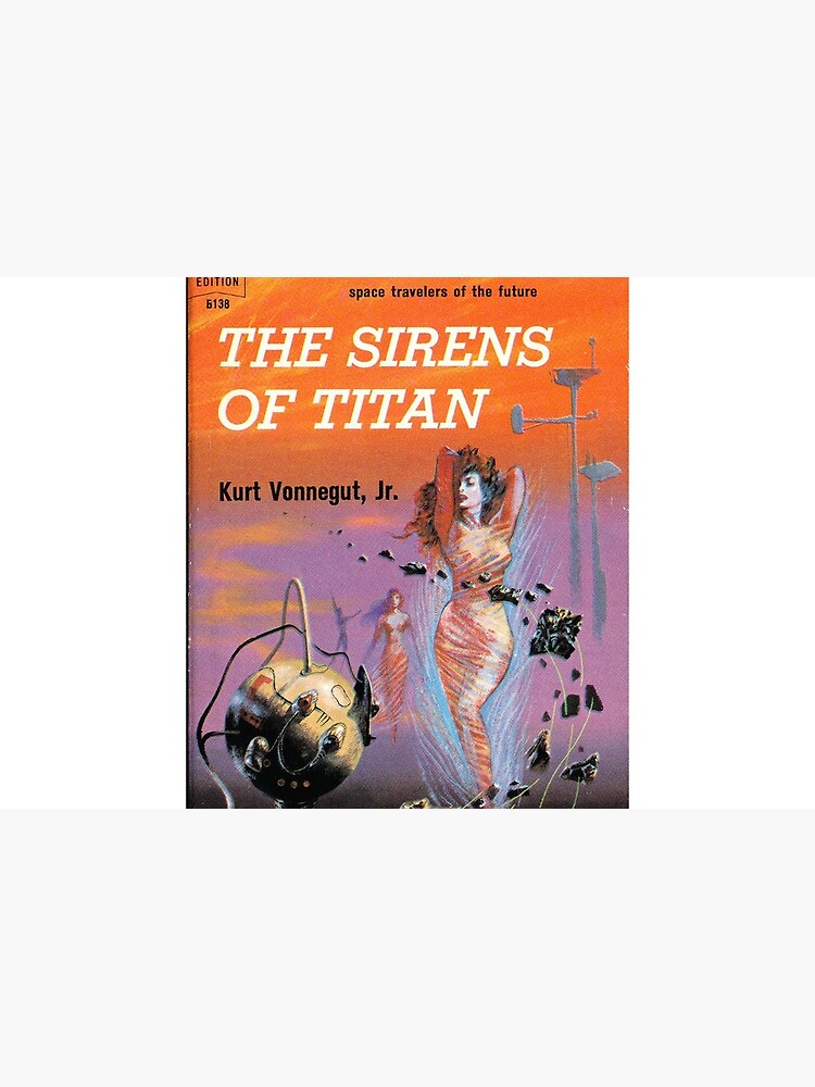 "The Sirens of Titan by Kurt Vonnegut Siren Cover" Zipper Pouch for