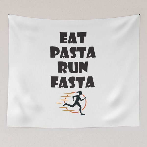 Item preview, Eat Pasta Run Fasta designed and sold by jain-ravi002.