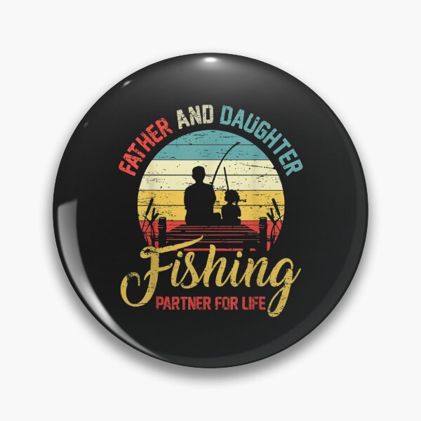 Item preview, Father Daughter Fishing Partner For Life Retro Matching Dad TShirt33 designed and sold by virnmjan.