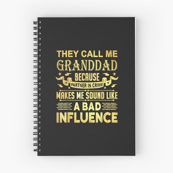 Item preview, Fathers Day Gift For Granddad Bad Influence TShirt19 designed and sold by virnmjan.