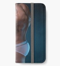 Male Bodybuilder Jordan Rear Brief View iPhone Wallet/Case/Skin