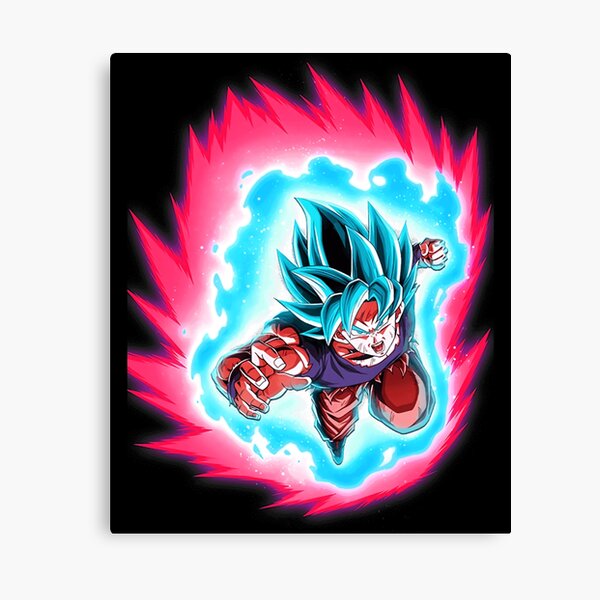 Goku Super Saiyan Blue Kaioken x20 / Surpass Your Limits Poster for Sale  by fitainment